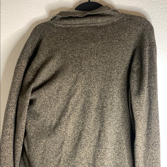 Like new Black and Tan Open Cardigan with skirt - Picture 5 of 7